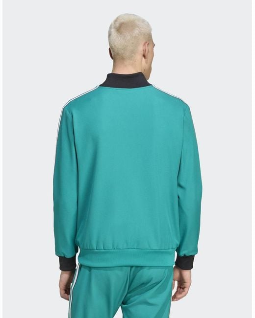 Adidas Originals Blue Liverpool Fc Terrace Icons Track Top for men
