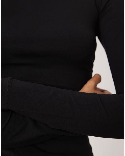 Cotton On Black Everyday Smooth Long Sleeve