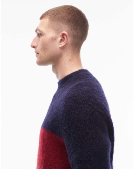 Tommy Hilfiger Blue Alpaca Big Flag Jumper for men