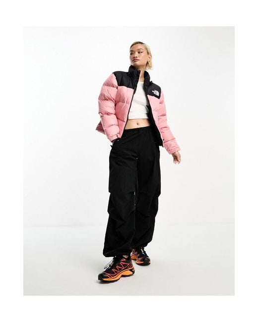 The North Face Pink 1996 Retro Nuptse Down Puffer Jacket