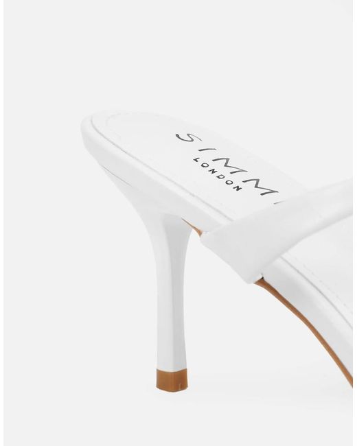SIMMI Natural Pearl Mules