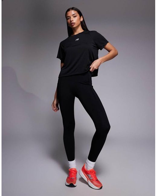New Balance Black Infinity Propel T-shirt