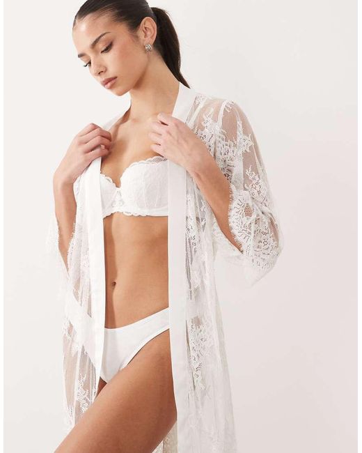 Ann Summers Natural Bridal Availing Robe
