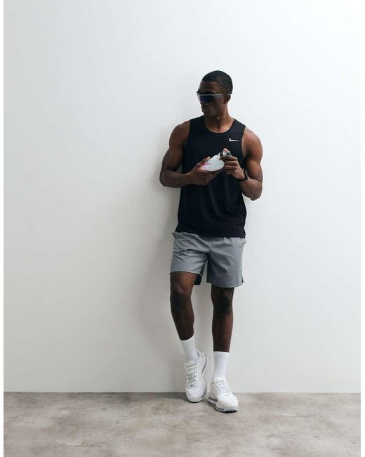 Nike Blue Challenger Dri-fit 7 Inch Shorts for men