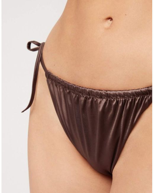 Tezenis Natural Brasilian Shiny Glam Blu