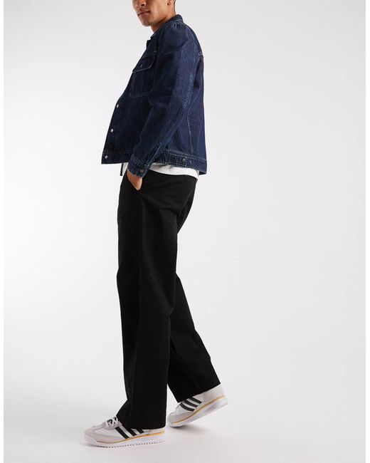 Threadbare Blue Loose Fit Pants for men