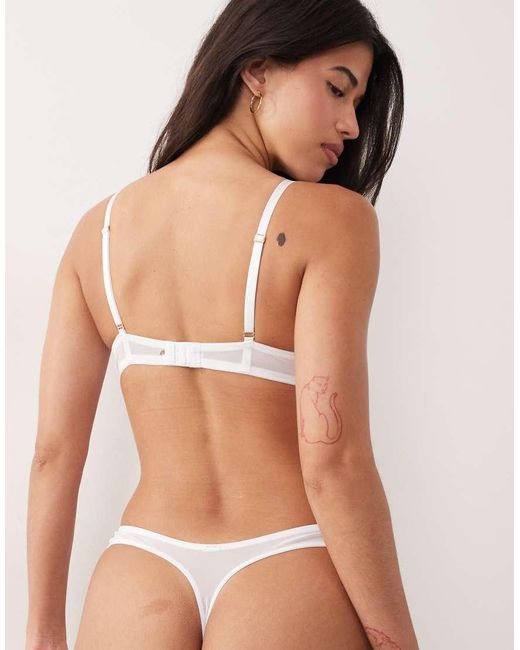 Ann Summers Brown Sexy Lace Thong