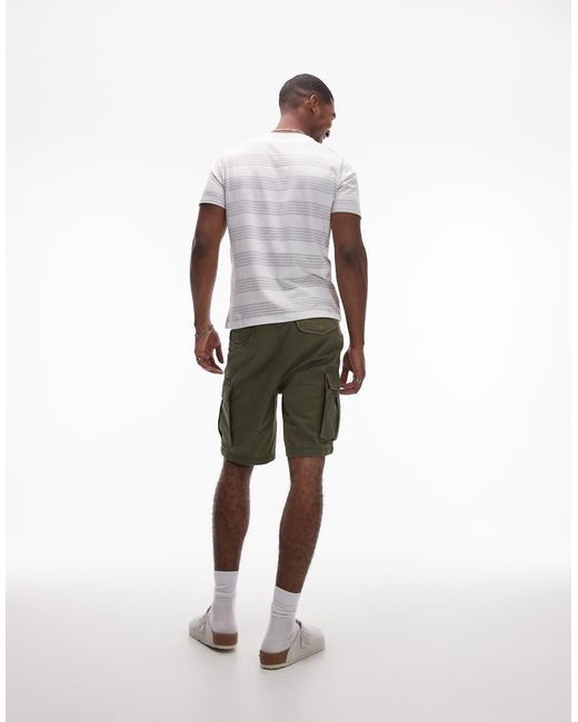 Levi's White Carrier Cargo Canvas Shorts for men