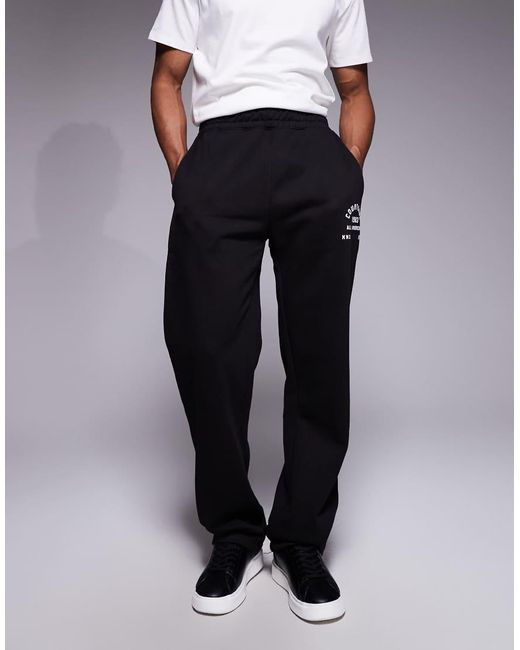 Courtside Blue Straight Leg Sweatpants for men