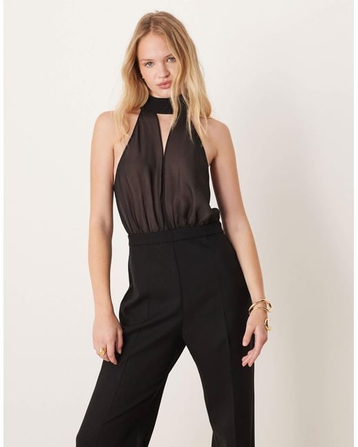 Mango Black – hochgeschlossener jumpsuit