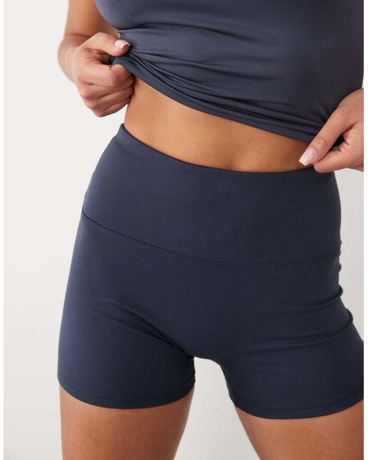 4505 Blue Icon High Waist 8m Booty Shorts