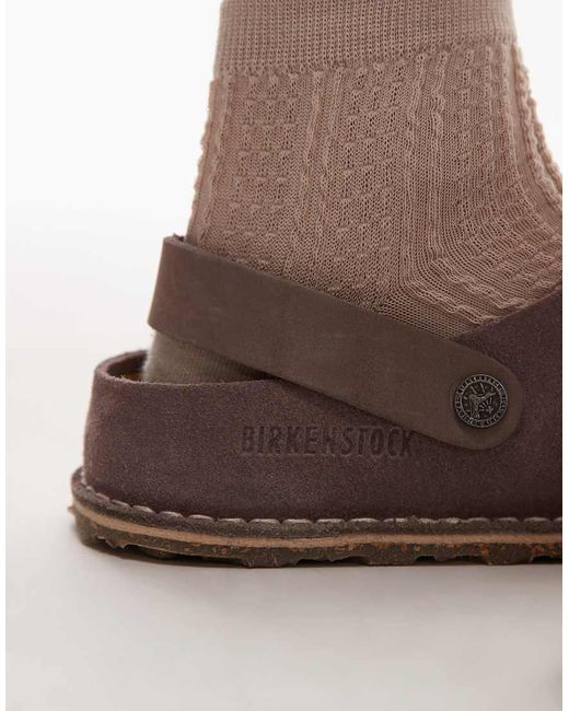 Birkenstock Brown Lutry Suede Shoe