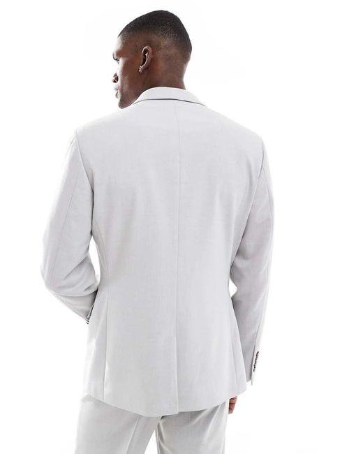 ASOS White Slim Suit Jacket for men