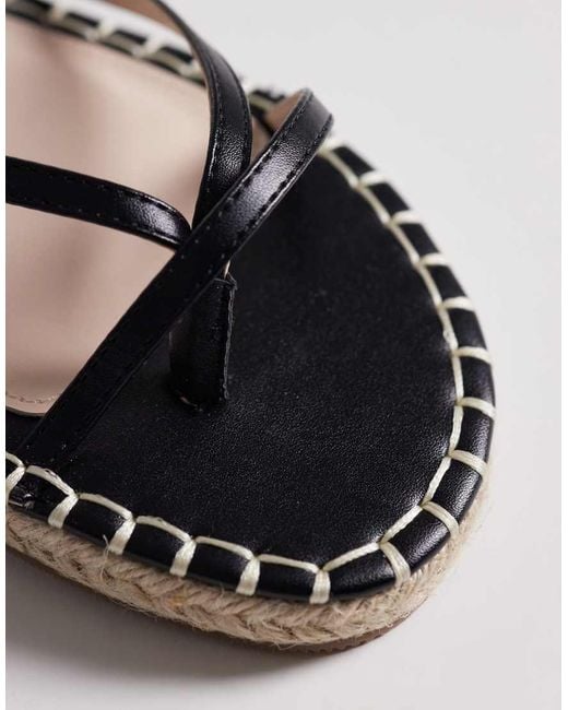 Raid Metallic Danita Espadrille Flat Sandals