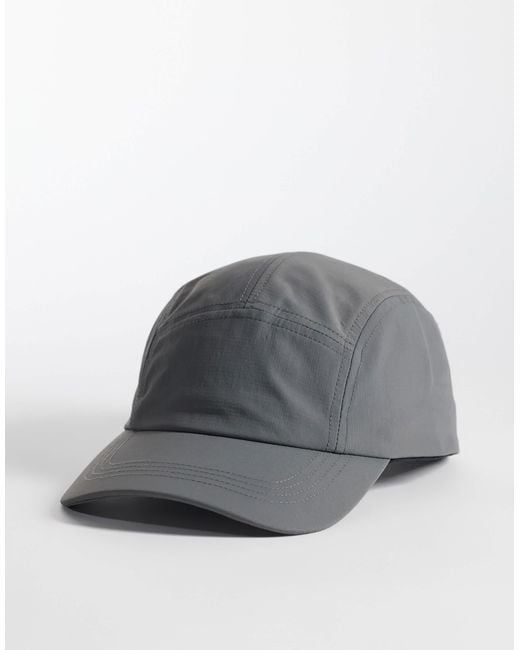 ASOS Gray Nylon Tech Cap for men
