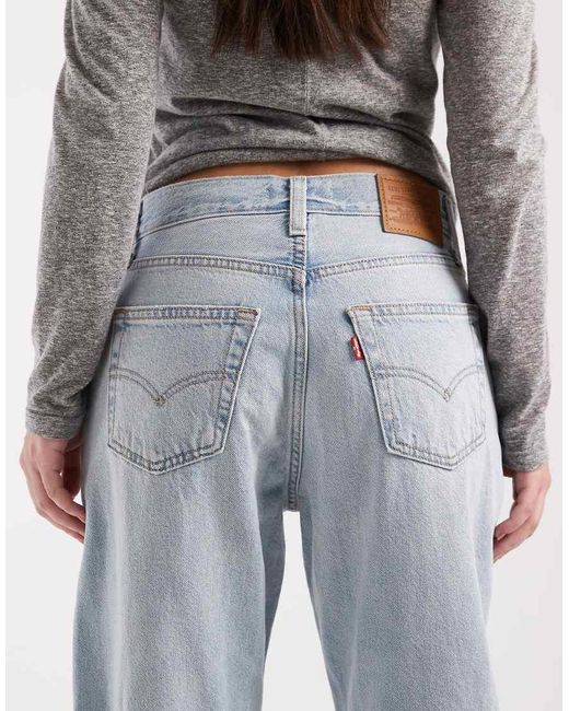 Levi's Blue Easy Dad Jeans
