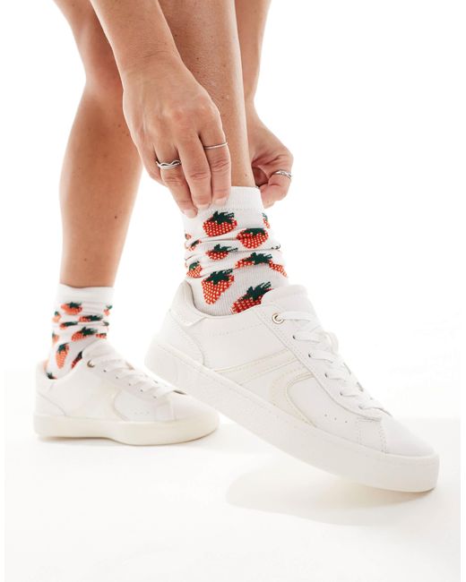 Baskets Stradivarius en coloris White