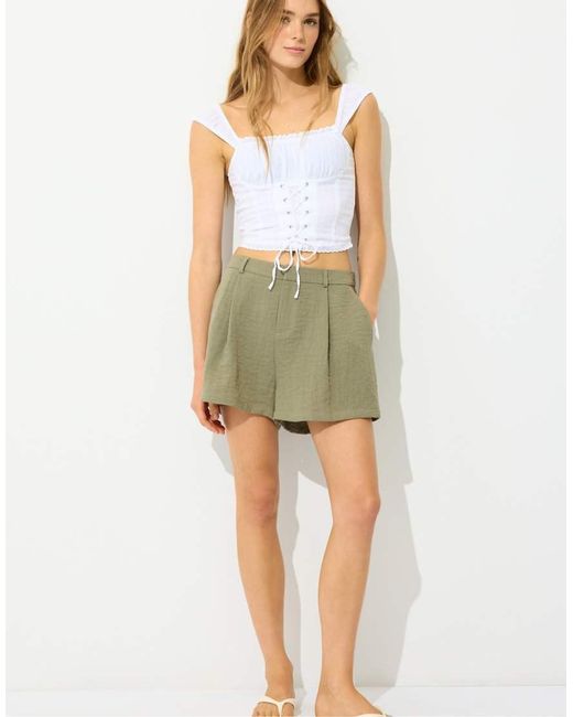 Stradivarius Nette Rustieke Short in het Green