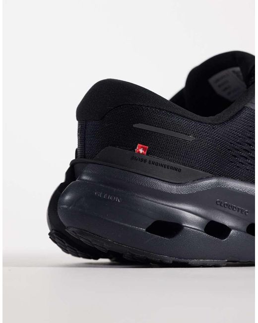 On Shoes Black Cloudrunner 3 Running Trainers for men