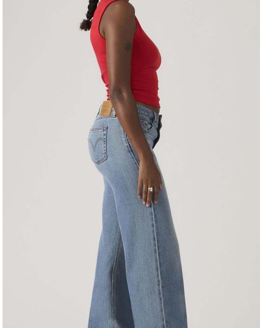 Levi's Losse Jeans Met Lage Taille in het Blue