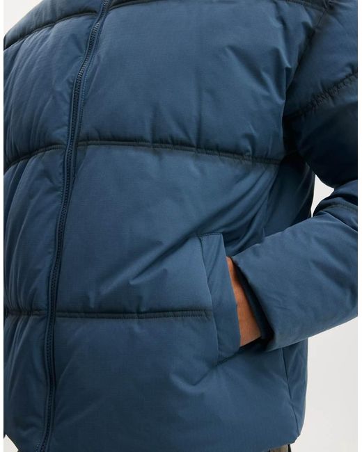 Cotton On Blue Puffer Jacket for men
