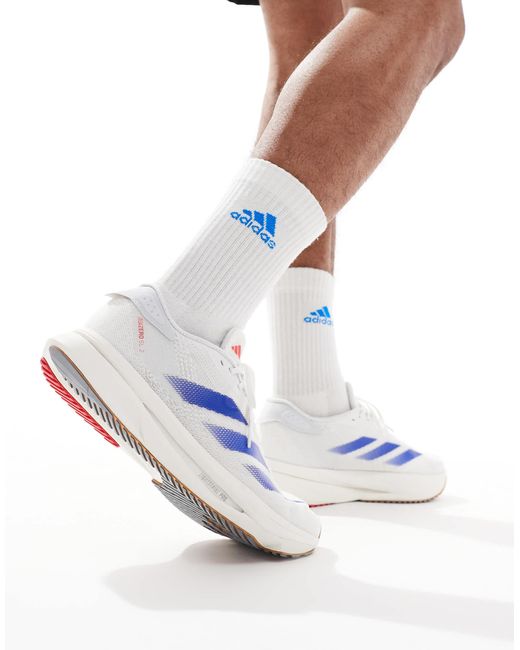 Adidas Originals White Adidas Running Adizero Sl2 Trainers for men