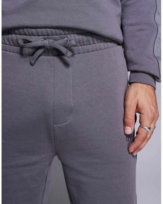 Boss Hugo bodywear – sweat-shorts in Gray für Herren