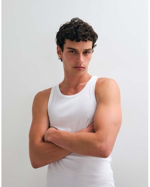 Polo Ralph Lauren White 2 Pack Tank Tops for men