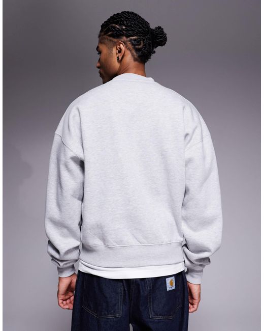 Sweat ras Prohibited pour homme en coloris Gray