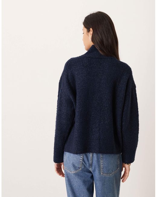 Pull ras ASOS en coloris Blue