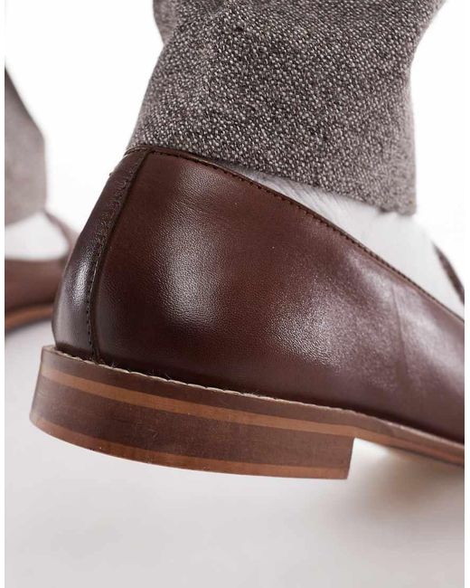 Schuh Brown Rune Loafers for men