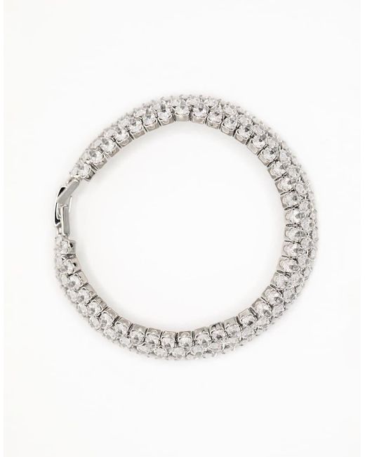Lovisa Metallic Cubic Zirconia Tennis Bracelet