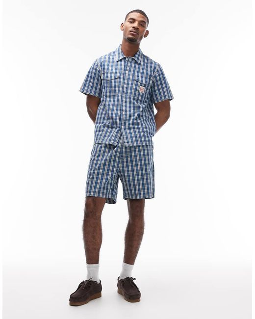 Levi's Blue Workwear Co-Ord Pull On Shorts for men