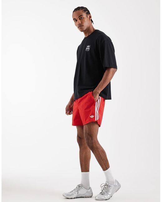 Adidas Originals Red Sprinter Shorts for men
