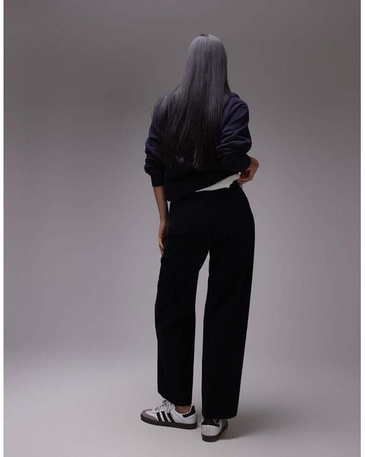 ARKET Blue Wide Leg Cord Trousers