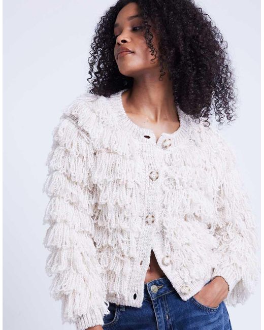 White cardigan button up hotsell