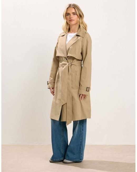 PixieGirl Natural Petite Trench Coat
