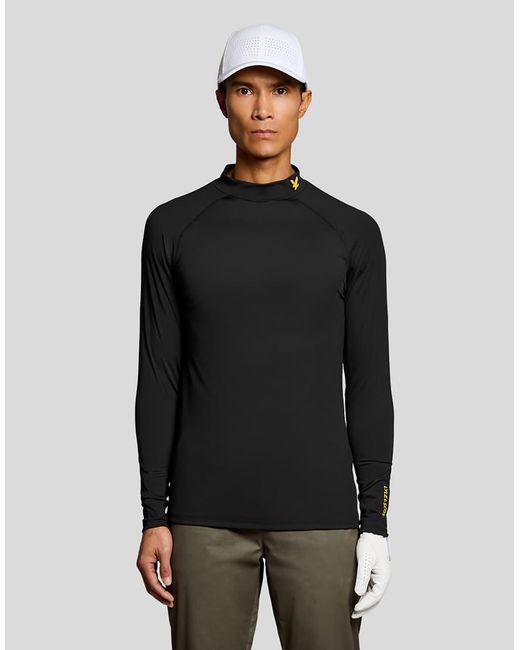 Lyle & Scott Black Ls T-Shirt Tech Baselayer for men