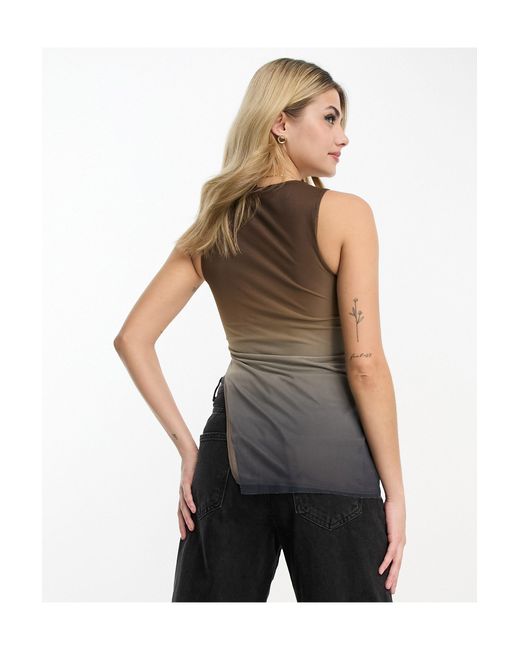 Top with asymmetric strap - PULL&BEAR