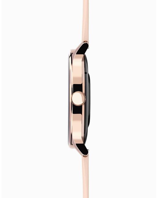 Sekonda Black Flex Plus 42Mm Round Rose Watch for men