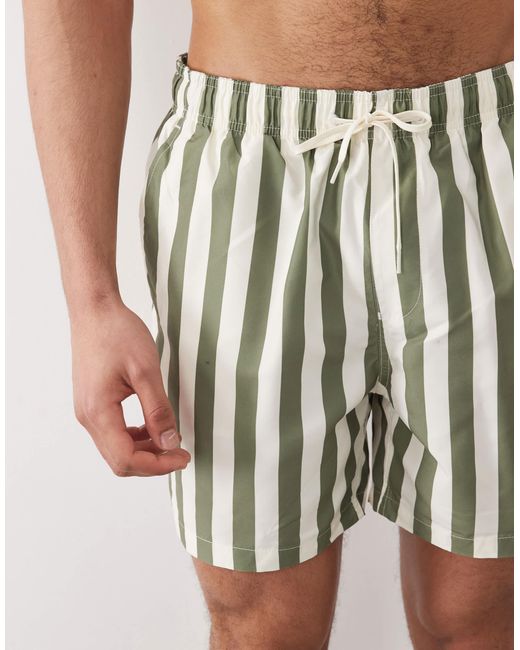 Short SELECTED pour homme en coloris Green