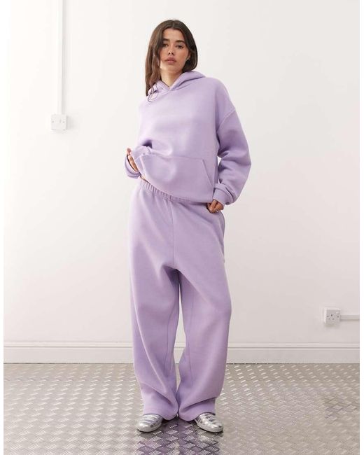 Collusion Pink Heavyweight Wide Leg joggers