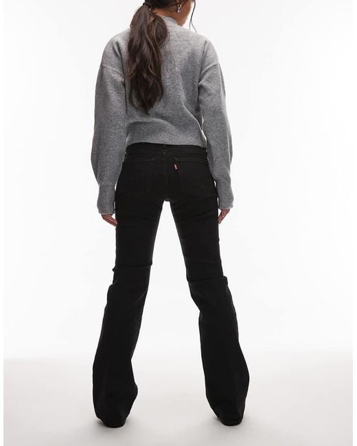 Levi's Gray Superlow Bootcut Denim Jeans