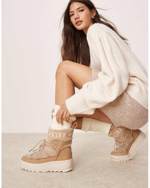 Pajar Galaxy Lama Snow Boots in Natural Lyst UK