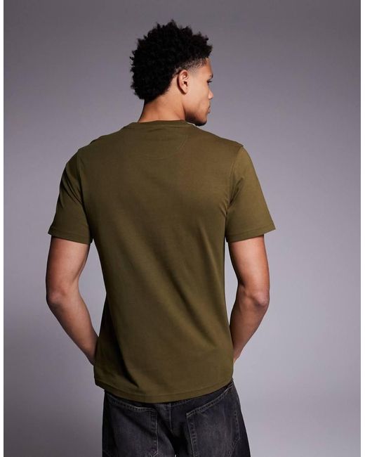 Barbour Green Small Logo T-shirt for men