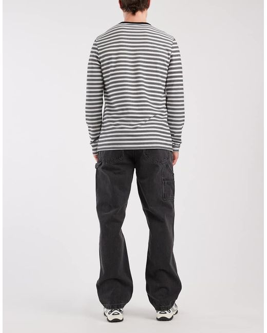Lee Jeans Gray Workwear Carpenter Wide Leg Jeans for men