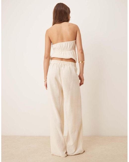esmé studios Natural Esmee Exclusive Floaty Beach Trouser