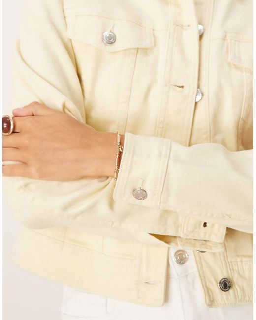 Threadbare Natural Classic Denim Jacket