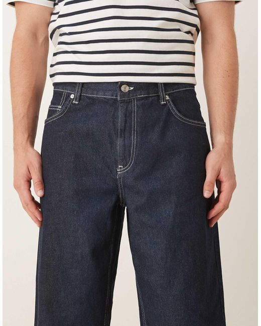 ASOS Blue Co-ord Loose Straight Jean for men