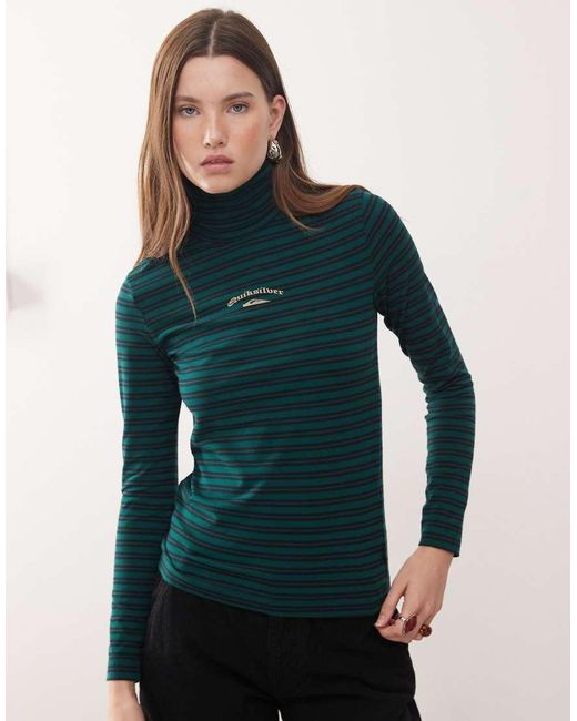 Quiksilver Blue Mercury Turtle Long Sleeve T-Shirt